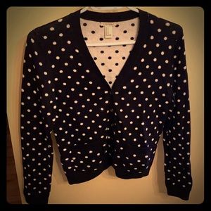 EUC super soft Forever 21 polka dot cardigan.